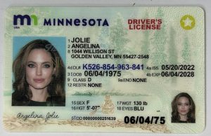 Minnesota Driver License - Minnesota Scannable IDS