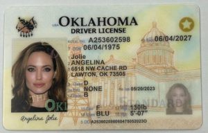 Oklahoma Driver License - Oklahoma Scannable IDS