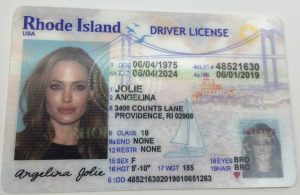 Rhode Island Driver License - Rhode Island Scannable IDS