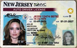 New Jersey Driver License - New Jersey Scannable IDS